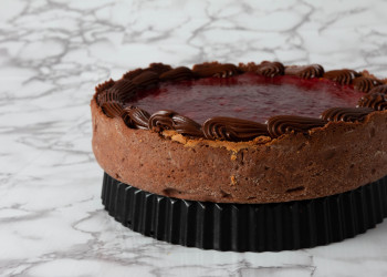 Cheesecake chocolate frambuesa